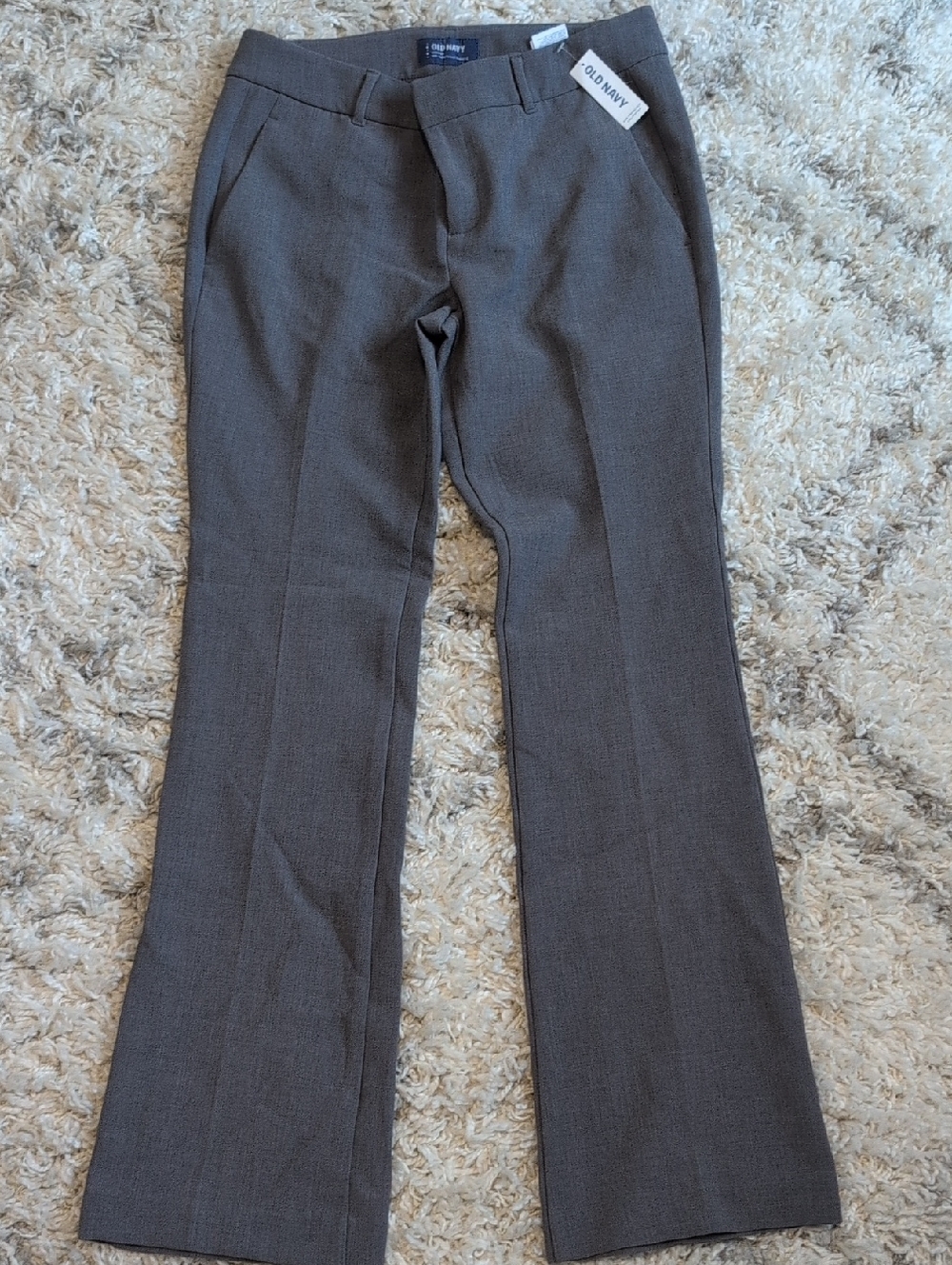Old Navy Women's Heather Gray Tailored Dress Pants, Size 6 NWT